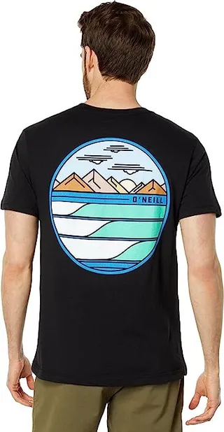 O'Neill Motionless Short Sleeve Tee (Black) Men's T Shirt