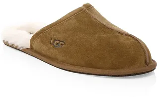 Scuff Shearling-Lined Mule Slippers
