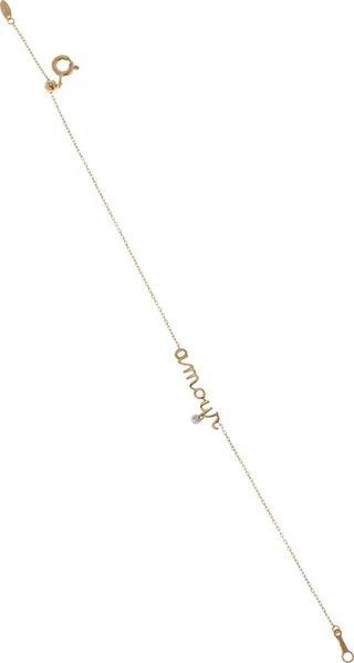Women's The Amour 18K Yellow Gold Diamond Bracelet
