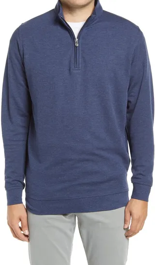 Comfort Interlock Quarter Zip Pullover