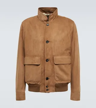 Spagna suede bomber jacket
