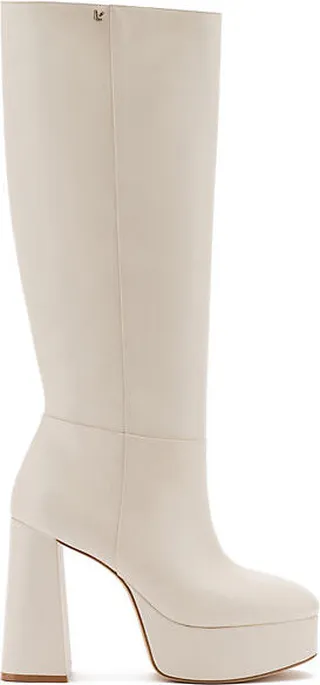 Larroudé Biba Tall Boots White