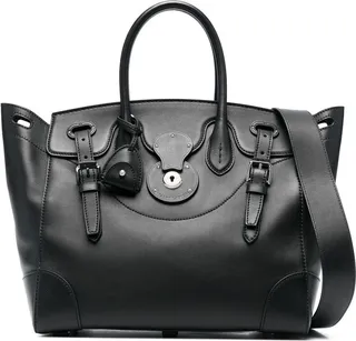 Embossed-Logo Detail Tote Bag
