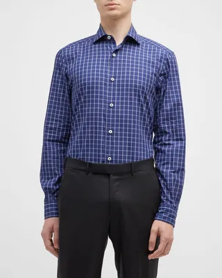 Men's Graph Check Dress Shirt