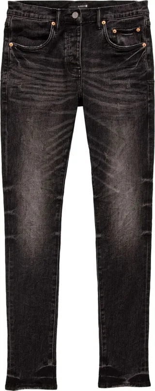 Faded-Effect Skinny Jeans