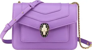 Serpenti Leather Crossbody Bag