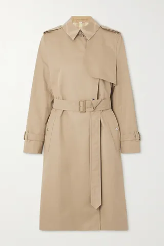 Burberry - Sandridge Belted Cotton-gabardine Trench Coat - Neutrals