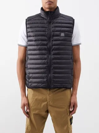 Logo-patch Quilted-down Gilet