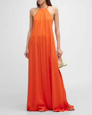 Tide Halter Maxi Dress