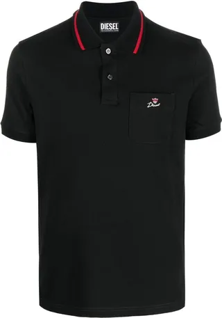 Embroidered-Logo Polo Shirt