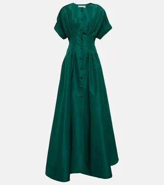 Silk gown