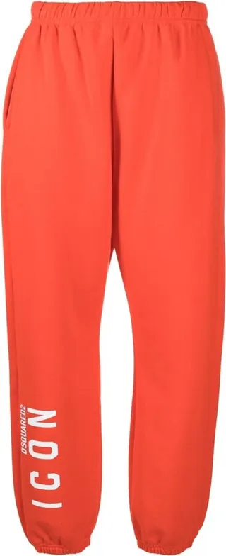 Icon logo-print track pants