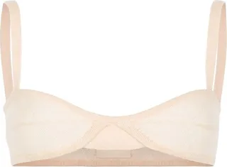 Eda knitted cashmere bralette