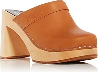 Swedish Hasbeens Women's High Heel Clogs