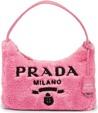 Logo-Print Towel Shoulder Bag