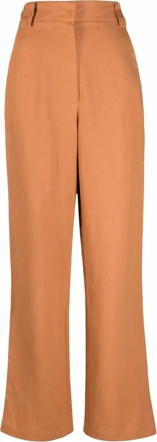 Straight-Leg Tailored Trousers