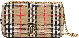 Small Lola Woven Check Crossbody