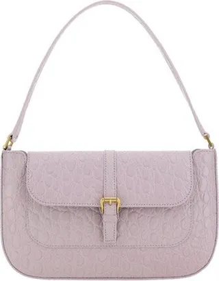 By Far Miranda Embossed Shoulder Bag