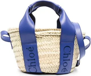Neutral Sense Mini Raffia Tote Bag