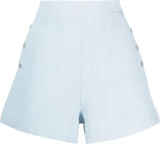 Button Detail Shorts