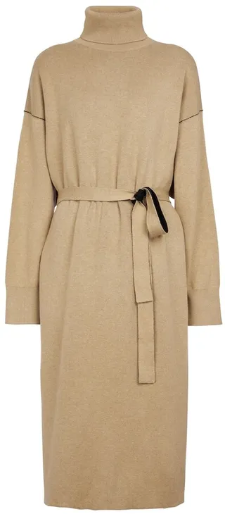 White Label cotton-blend sweater dress