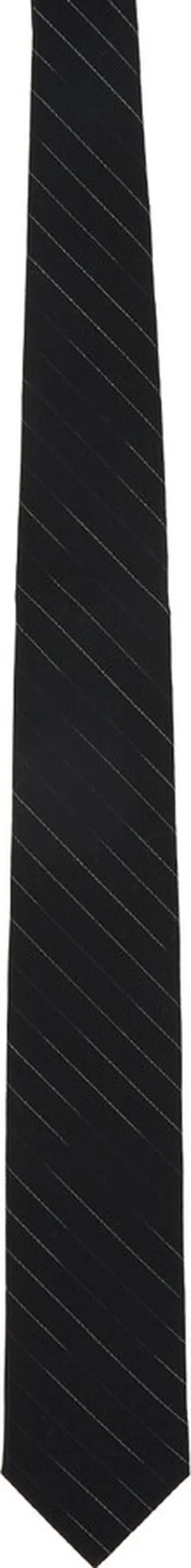 Ernest W. Baker Black Striped Tie