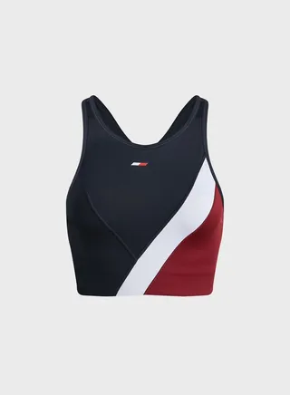 Color Block Knitted Bra