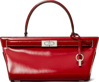 Lee Radziwill Leather Cat Eye Bag
