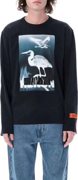 Heron Preston Graphic Printed Crewneck T-Shirt