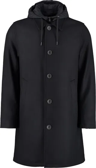 Single-breasted Wool Coat