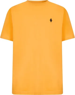 Marcelo Burlon County Of Milan Logo Embroidered Crewneck T-Shirt