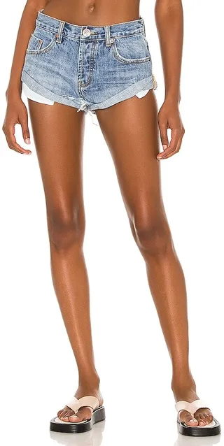 Hollywood Low Waist Bandit Denim Short