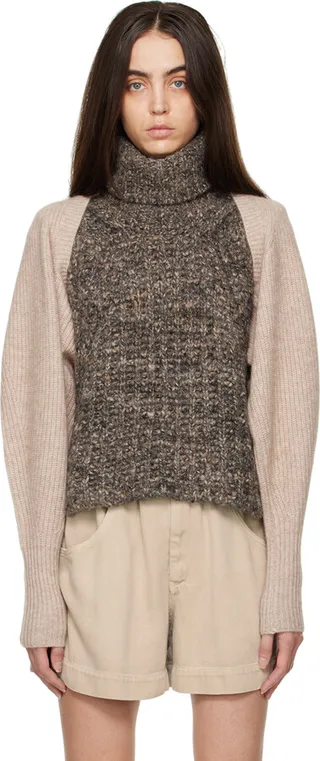 Isabel Marant Beige Bess Cardigan
