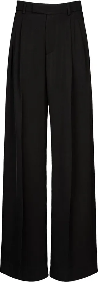 Viscose flared pants