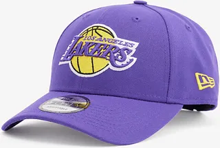 New Era Mens Purple Nba League The LA Lakers Woven Baseball cap