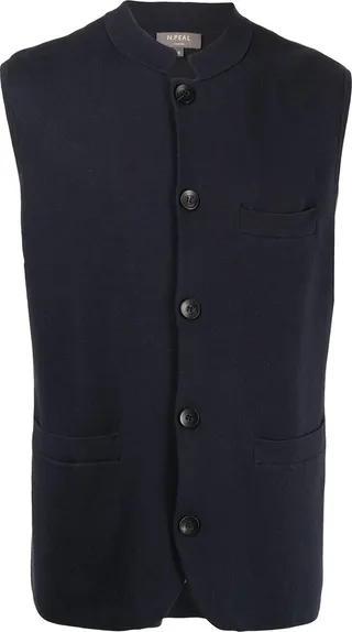 Mock Neck Waistcoat