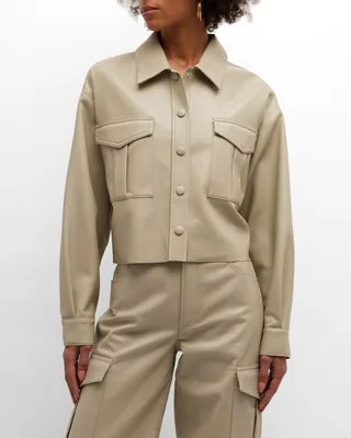 Nyx Vegan Leather Shirt
