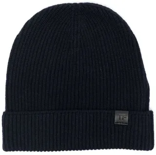 Logo-Patch Cashmere Beanie