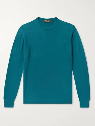Slim-Fit Baby Cashmere Sweater