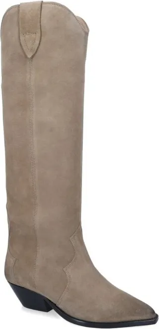 Isabel Marant Suede Knee-High Denvee Boots