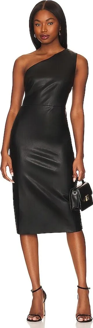Oriella Faux Leather Dress