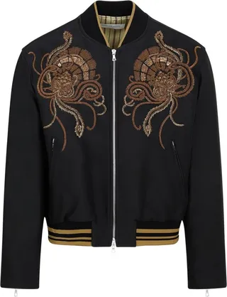 Dries Van Noten Embroidered Bomber Jacket