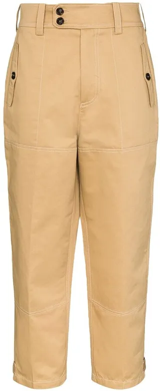 High Waist Tapered Trousers