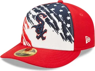 Men's New Era Red Chicago White Sox 2022 4th of July Low Profile 59FIFTY Fitted Hat