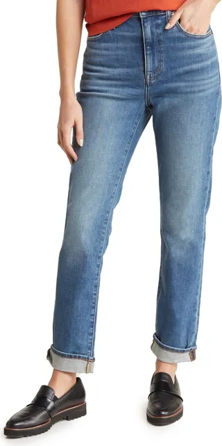 11-Inch High Waist Slim Boy Jeans