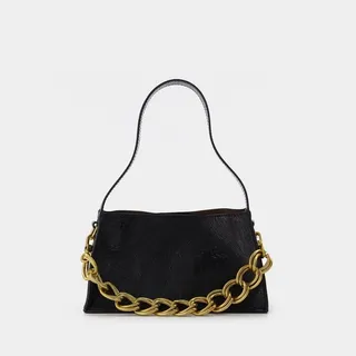 Manu Atelier Mini Kesme Logo Plaque Shoulder Bag