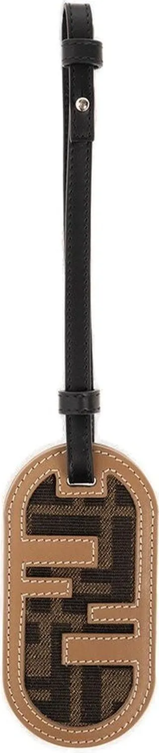 Fendi Logo Detailed Name Badge