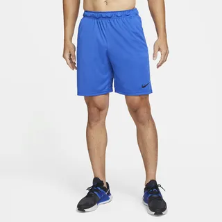 Nike Men's Dri-FIT 8" Knit Training Shorts in Blue