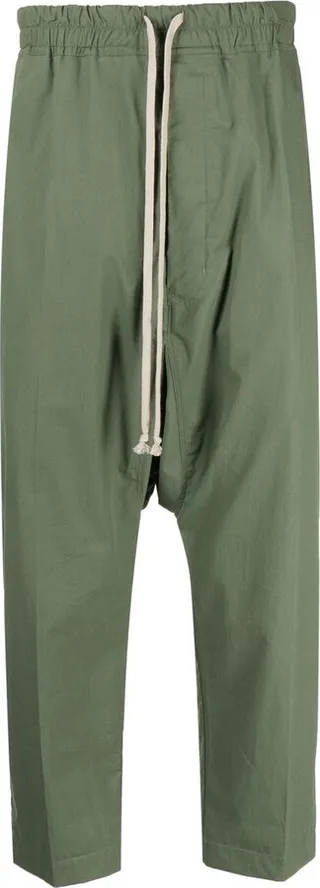 Drawstring Cropped Trousers
