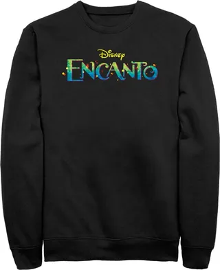 Men's Encanto Colorful Logo Sweatshirt - Black - 2X Large